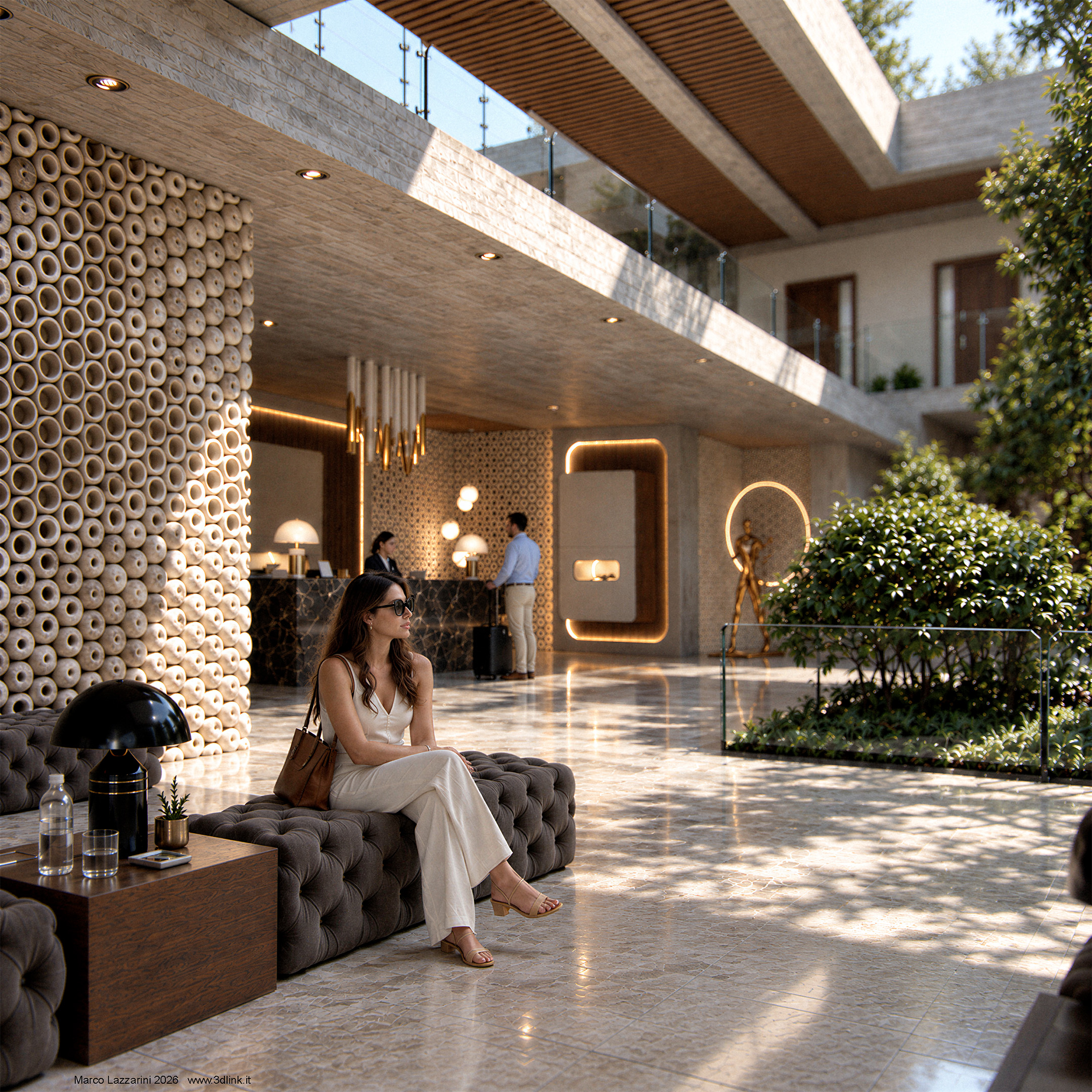 Hotel2 - Rendering 3D CGI di Marco Lazzarini