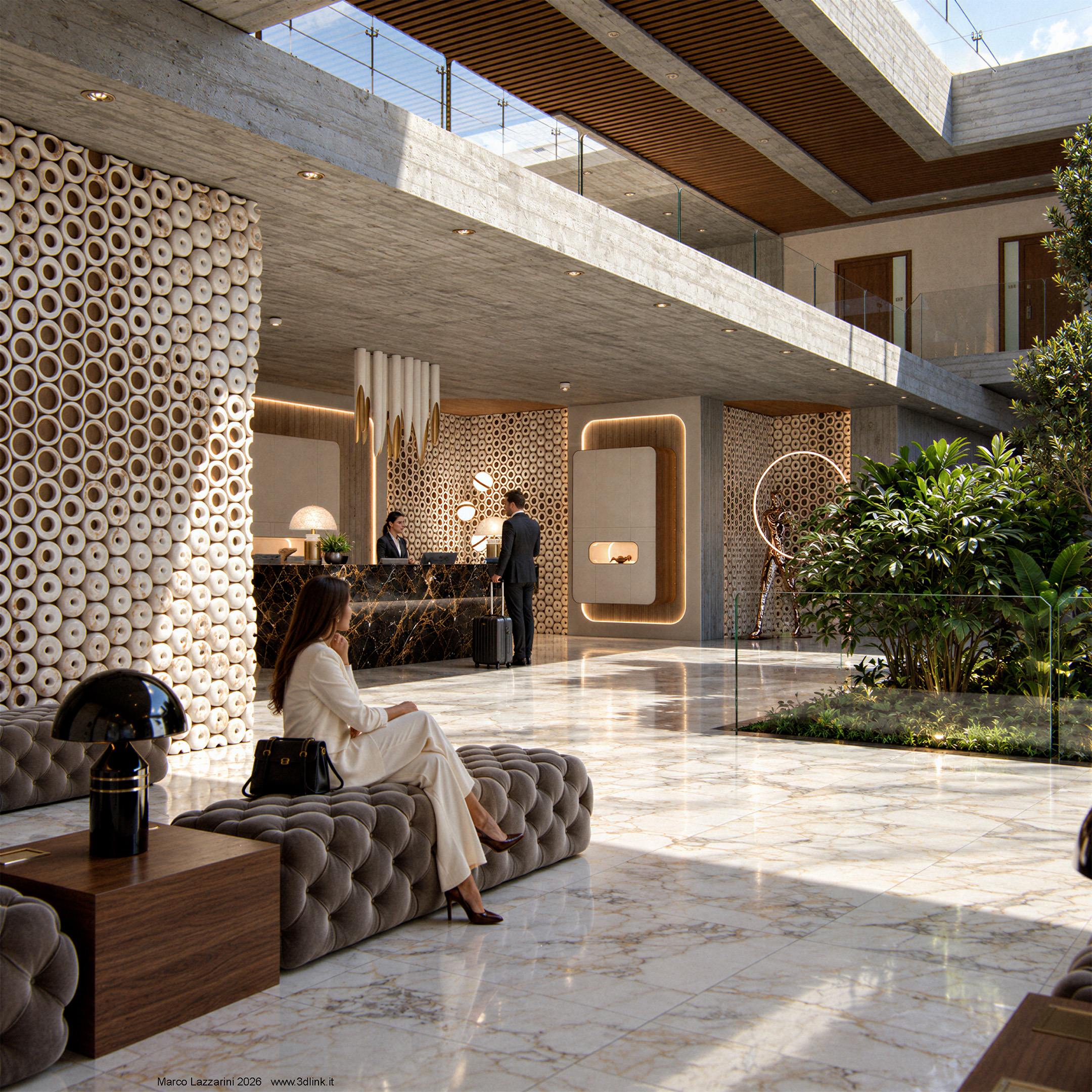 Hotel3 - Rendering 3D CGI di Marco Lazzarini