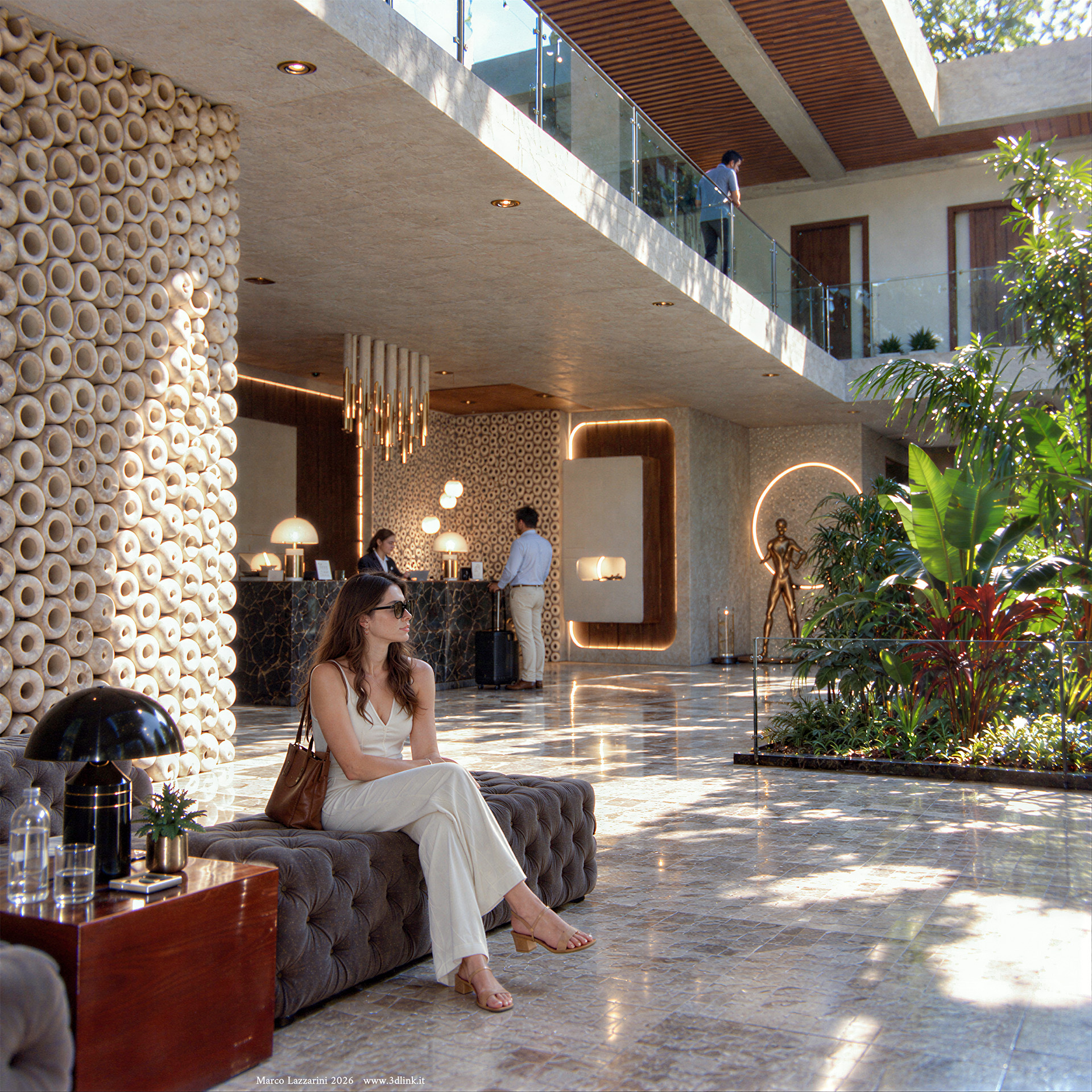 Hotel4 - Rendering 3D CGI di Marco Lazzarini