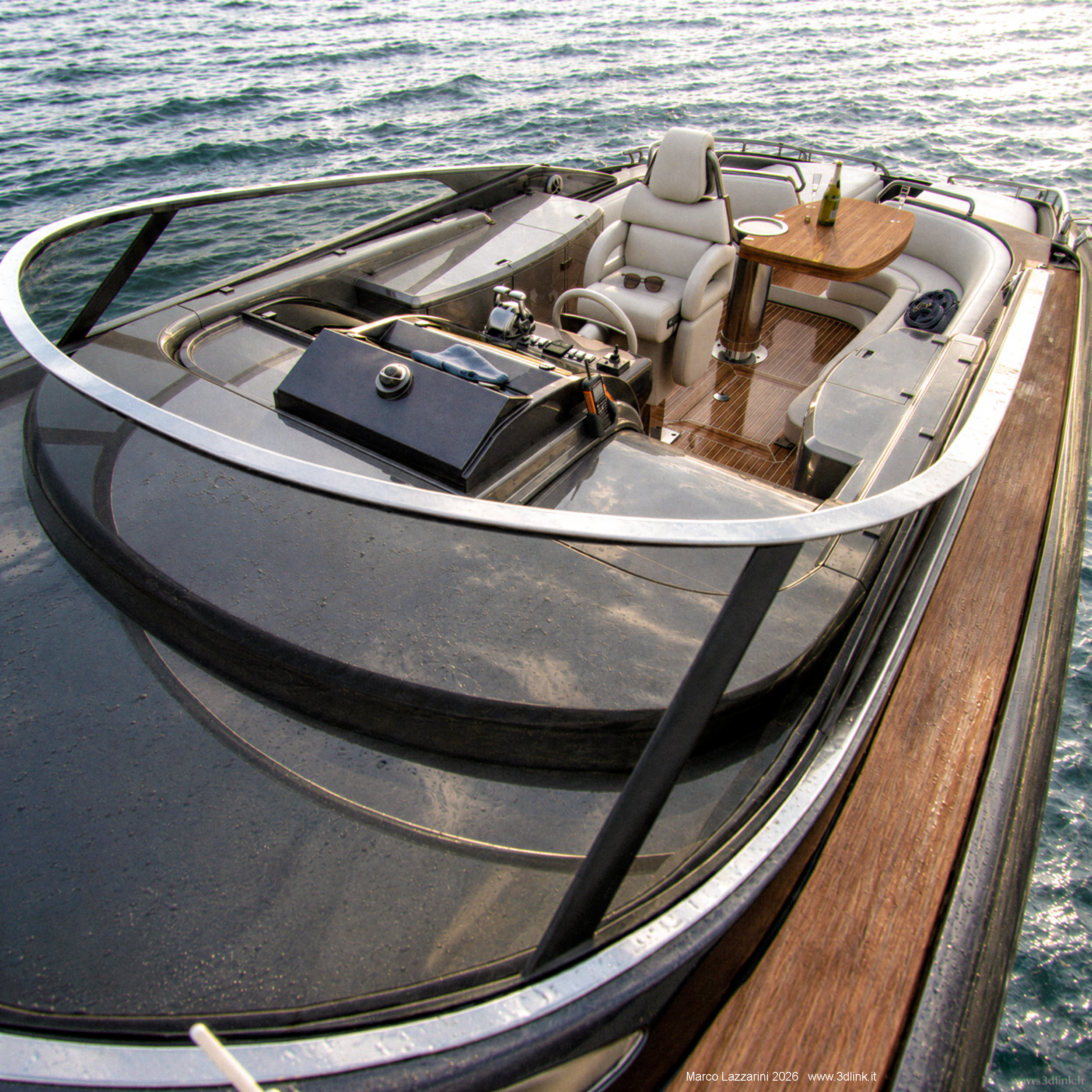 Riva1a - Rendering 3D CGI di Marco Lazzarini