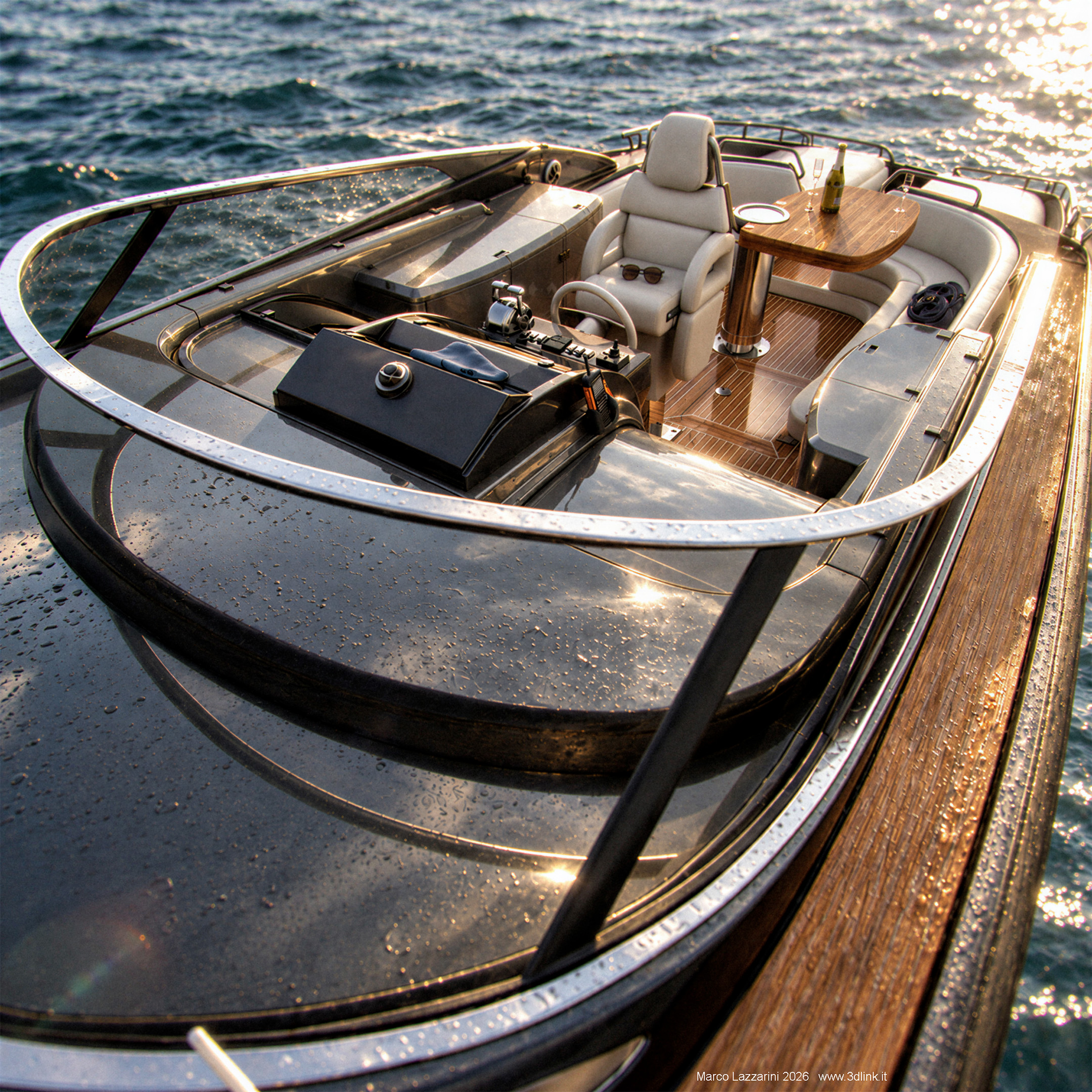 Riva1b - Rendering 3D CGI di Marco Lazzarini