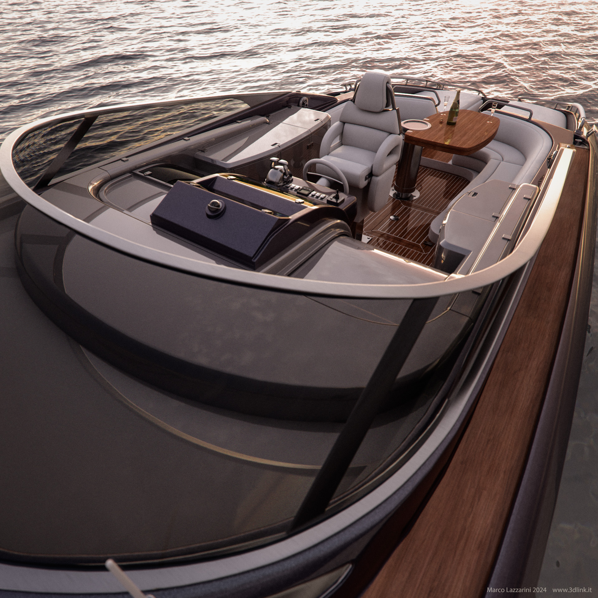 Riva2 - Rendering 3D CGI di Marco Lazzarini