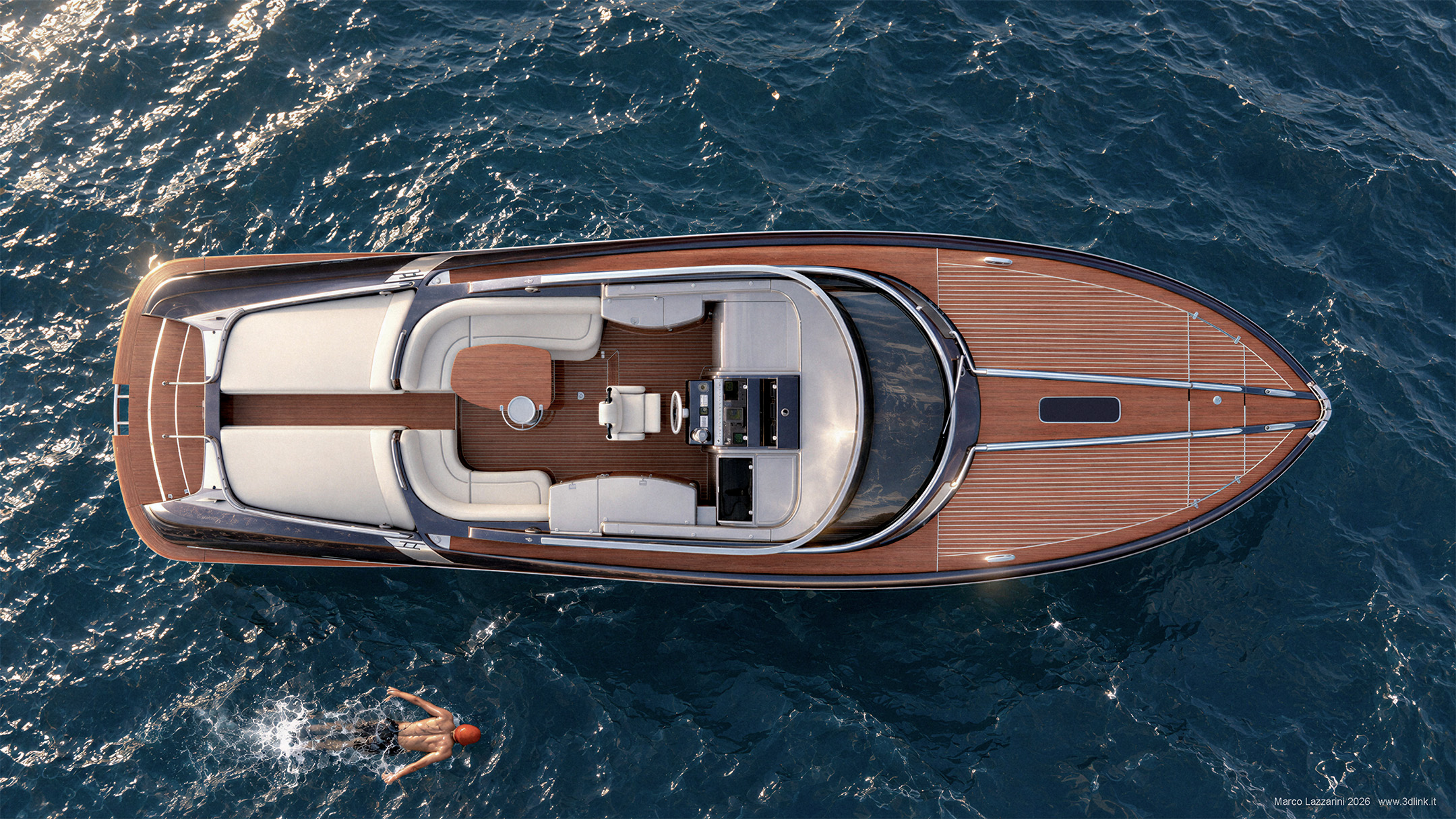 Riva4 - Rendering 3D CGI di Marco Lazzarini