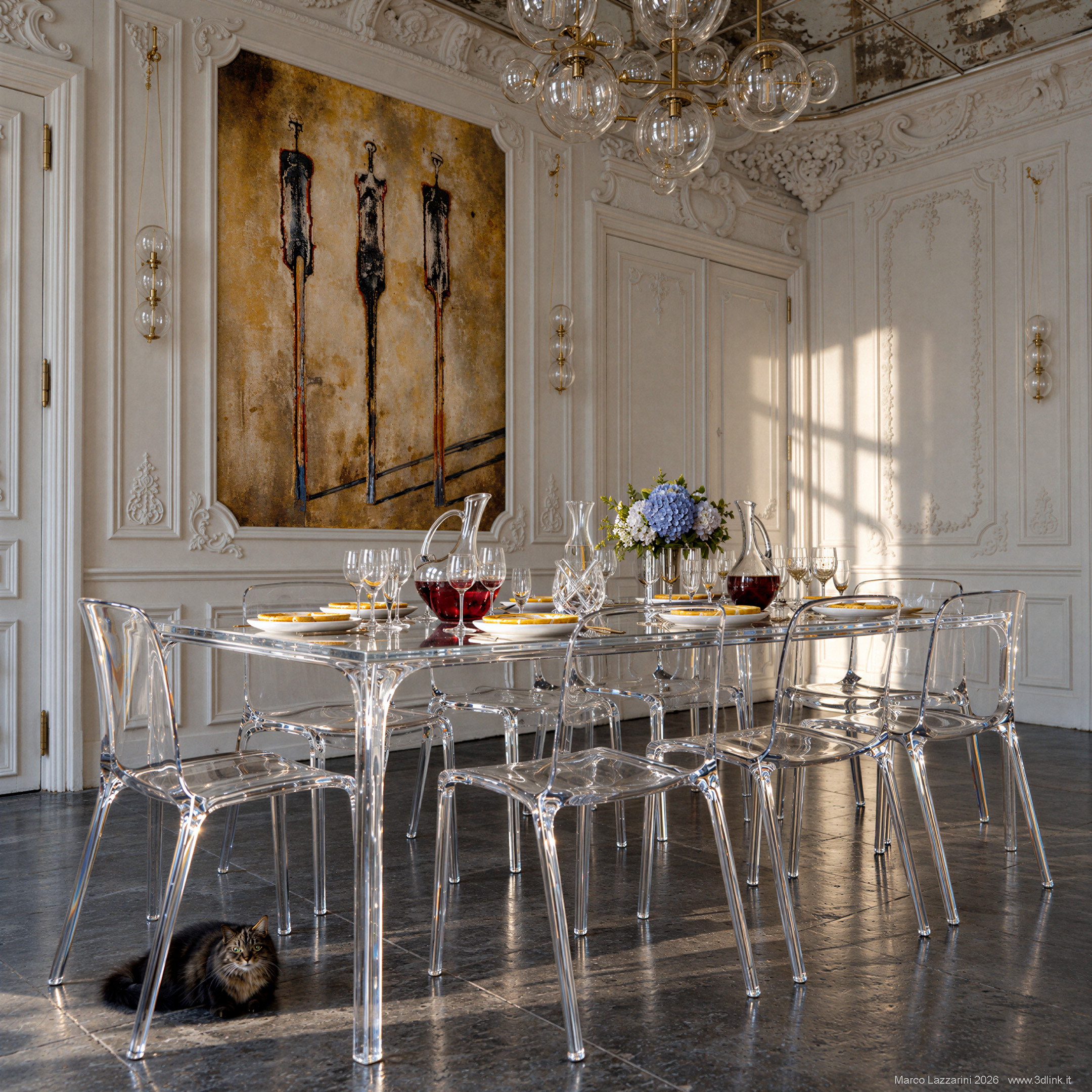 TavoloGost - Rendering 3D CGI di Marco Lazzarini