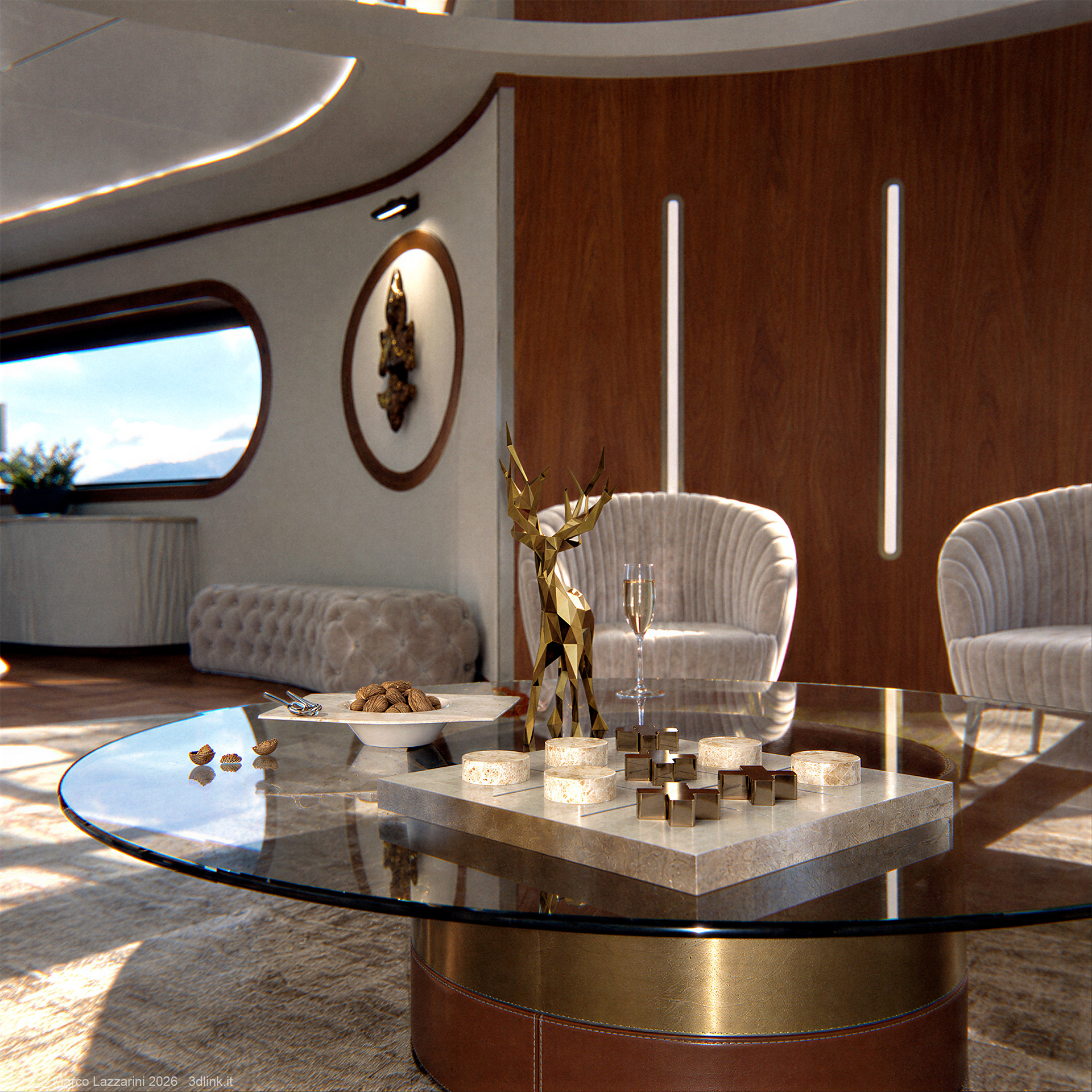 YachtSofia Detail1b - Rendering 3D CGI di Marco Lazzarini