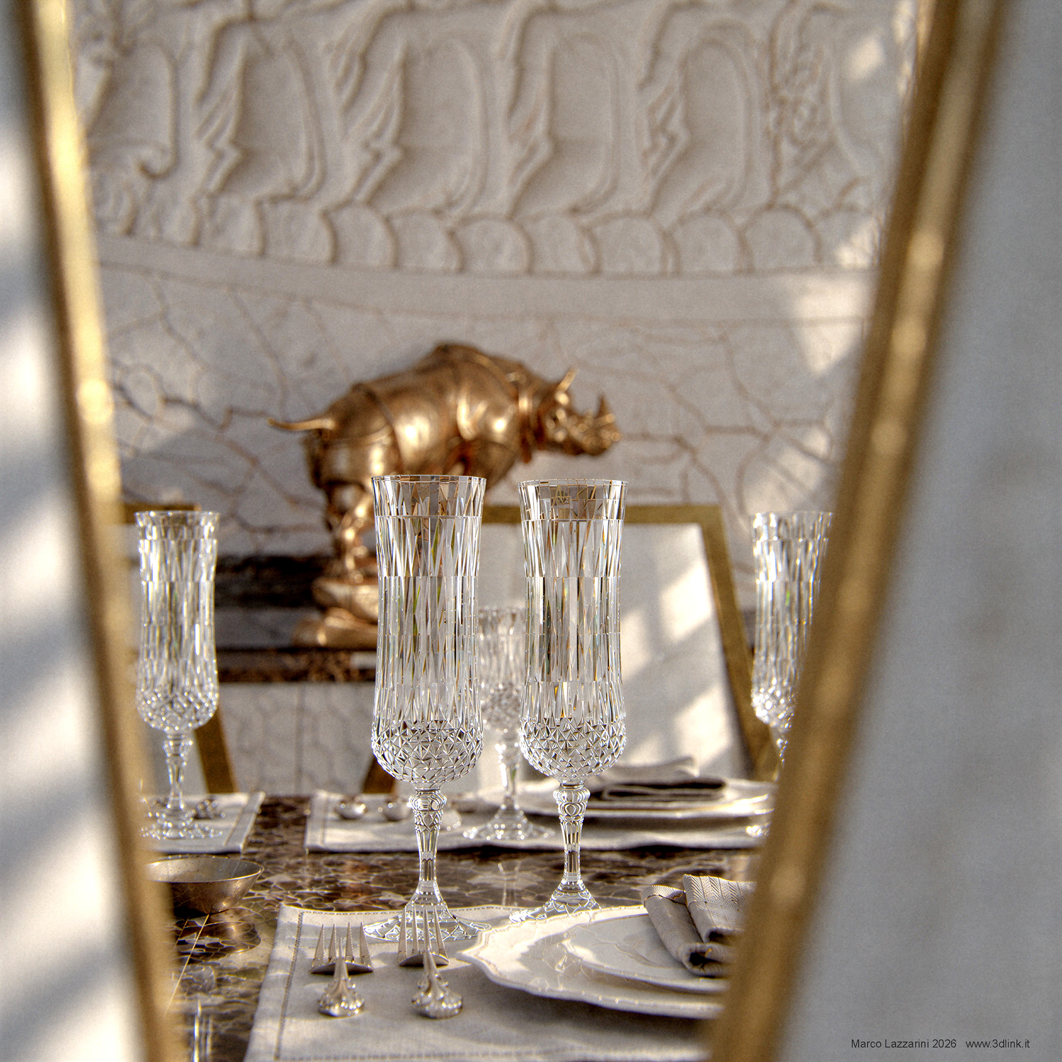 Yacht Details - Rendering 3D CGI di Marco Lazzarini