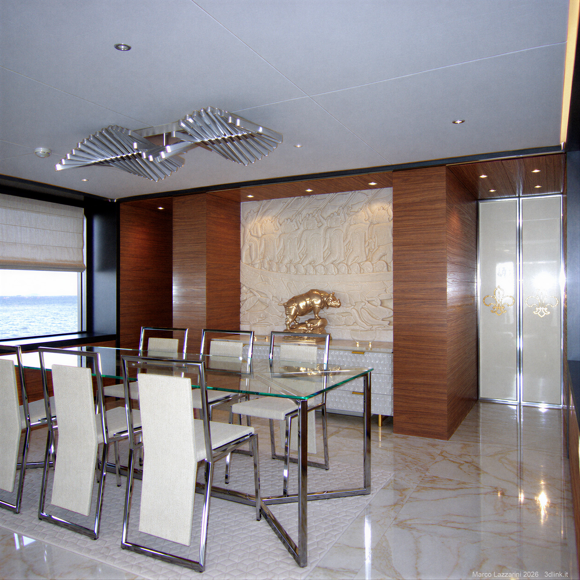 Yachtmain - Rendering 3D CGI di Marco Lazzarini